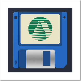 PC Retro Vista Floppy Posters and Art